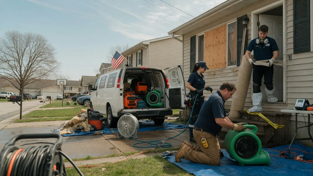 Water Damage Restoration in Mcnabb, IL near me